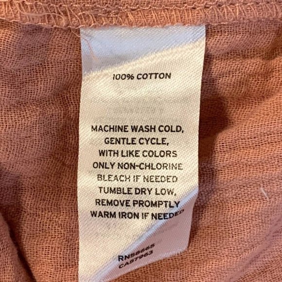 Nordstrom Women's Gauze Cotton Collared Half Sleeve Maxi Dress Size XL - Picture 11 of 13